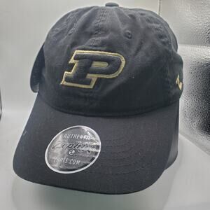 Purdue Boilermakers Hat Cap Mens Fitted 7 Black Gold NCAA Football Zephyr - NWT